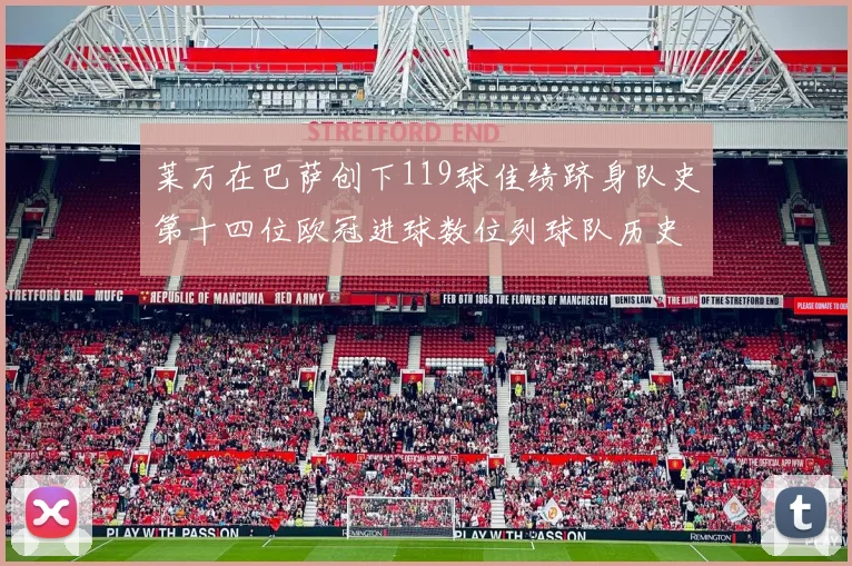 莱万在巴萨创下119球佳绩跻身队史第十四位欧冠进球数位列球队历史第四